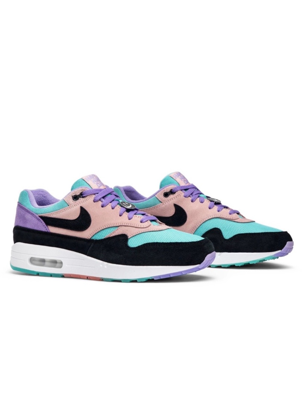 Nike Air Max 1 Have A Nike Day BQ8929-500 Teal Pink Lavender Black
